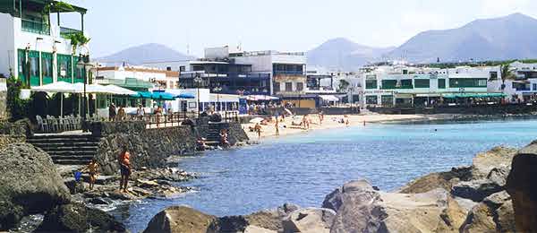 Strandpromenade von Playa Blanca