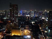 Bangkok Skyline bei Nacht